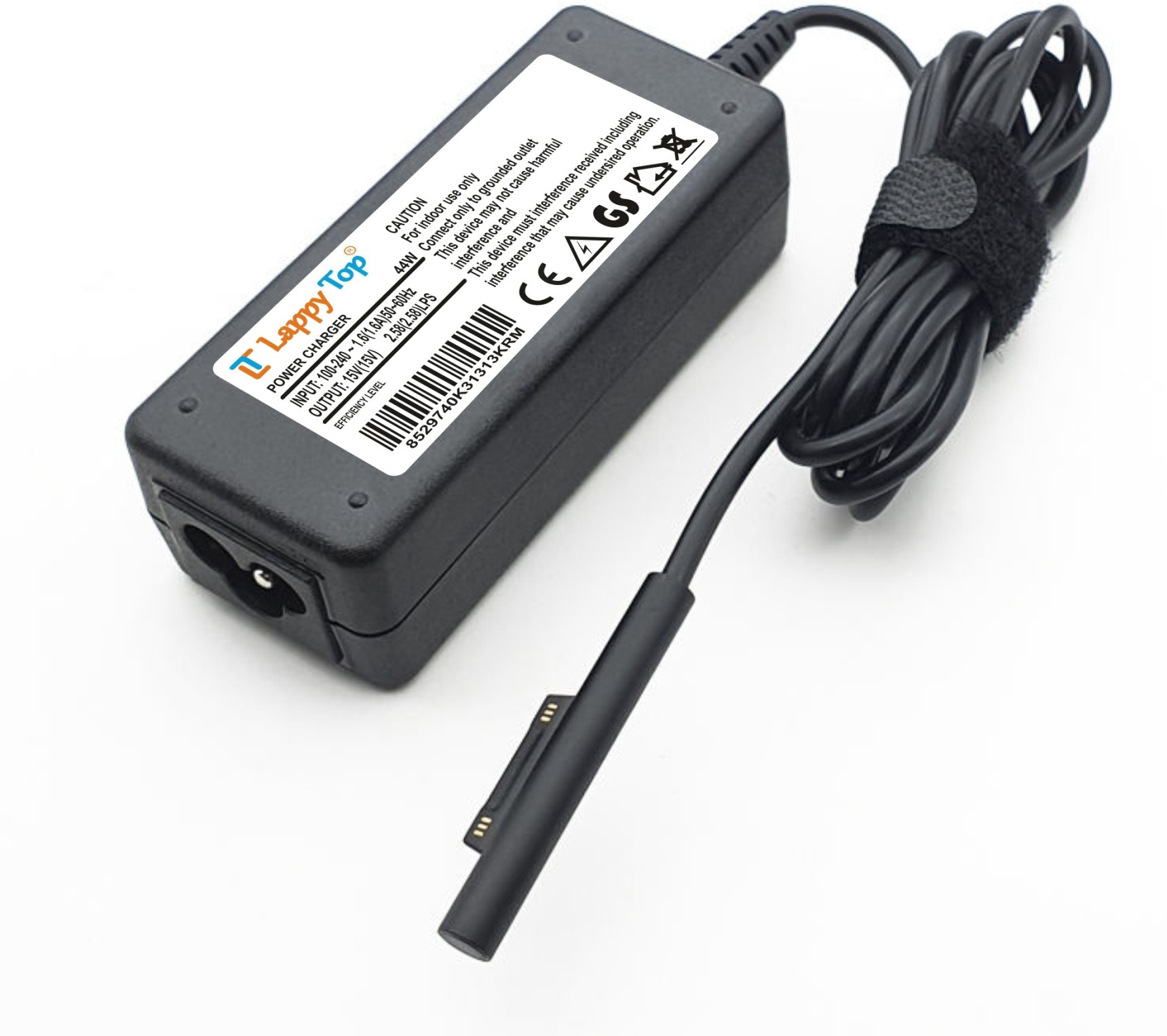 LT Lappy Top 15V 2.58A 44 Watt Replacement Laptop Adapter/Charger for Microsoft Surface 44 W Adapter (Power Cord Included)