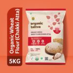 Organic Tattva Whole Wheat Chakki Atta - 5 kg