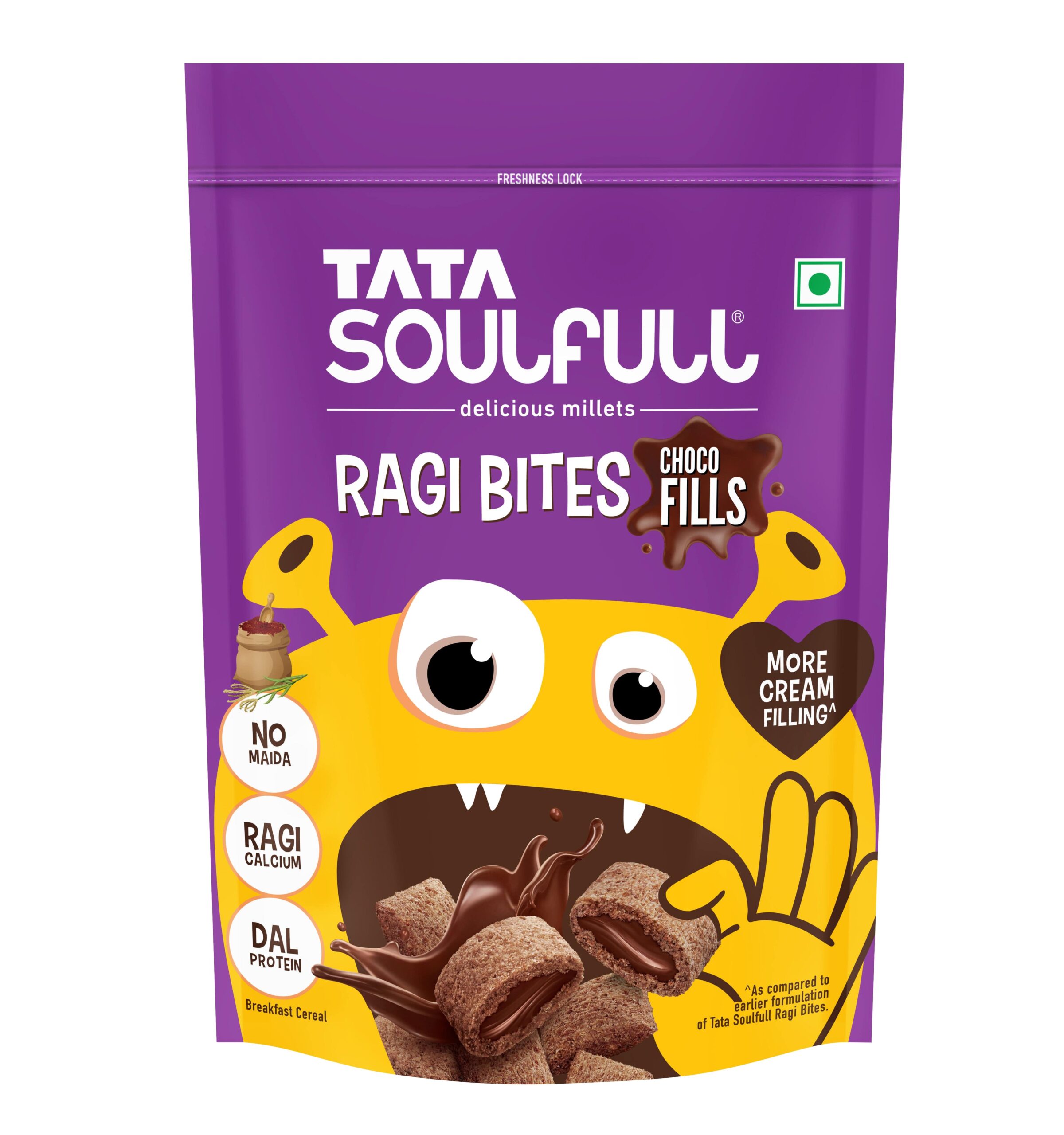 RagiBitesChocoFills250g_FOPcopy_fbf47c4a-91b2-4118-945f-f53aede0ce48.jpg Tata Soulfull Ragi Bites Choco Fills - Image 1