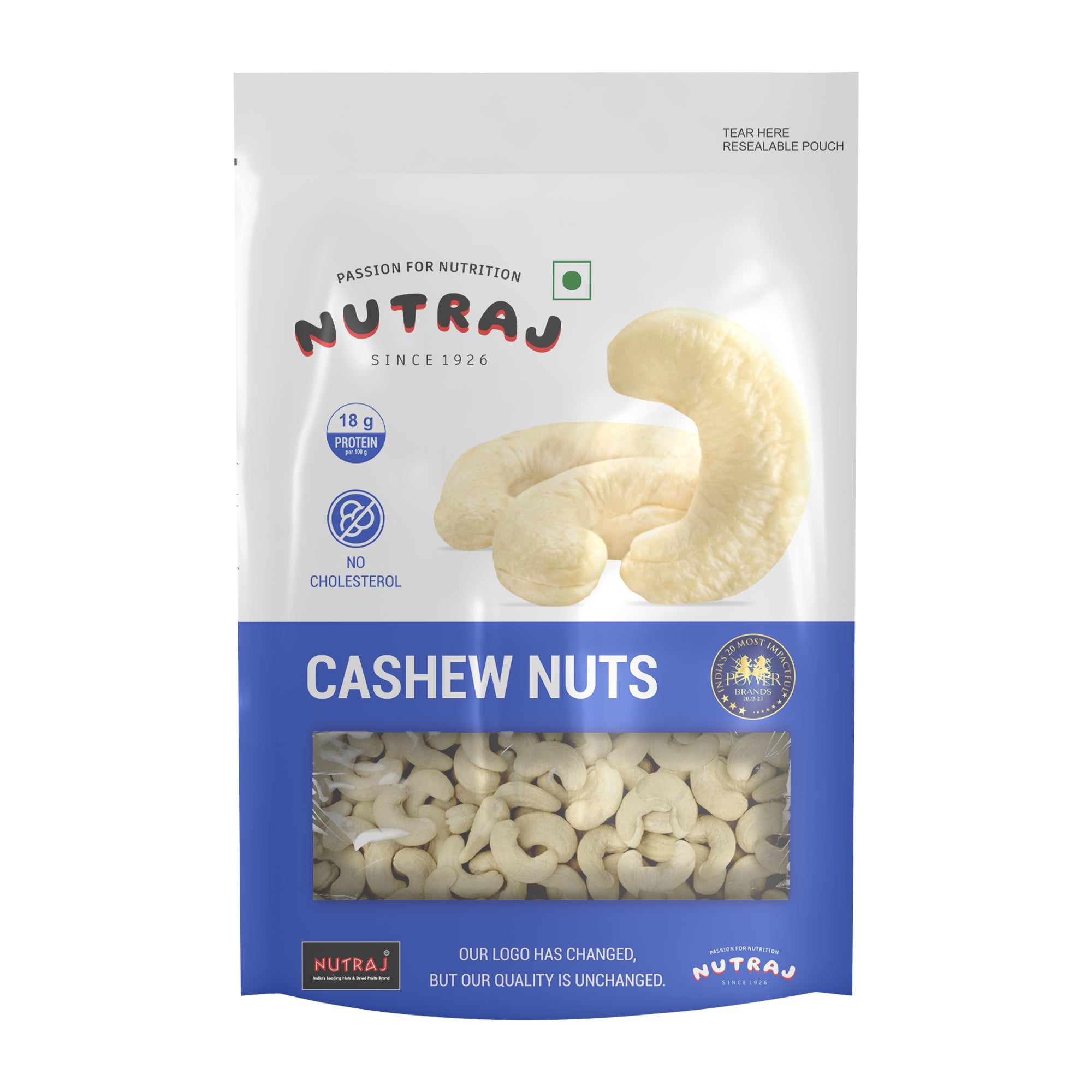 cashew-nuts-200gm-card-01_949b4e26-d248-4107-a931-dcd1f77b30b4.jpg Nutraj Premium W320 Cashew Nuts - 200 g - Image 1